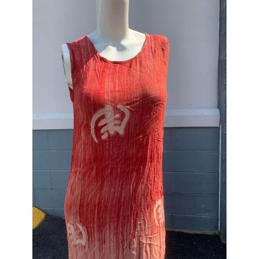 Step In Style Vintage Boho Maxi Dress Size Medium Womens